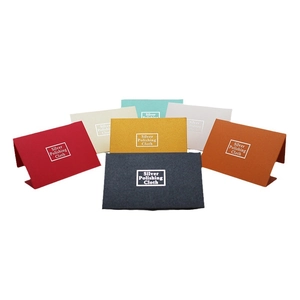 Multi-color silver polishing cloth with premium cardstock packaging for jewelry care