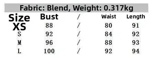 Size chart for women sleeveless fringed top with fabric details and measurements