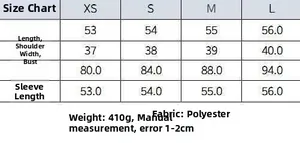 Guida alle taglie per completo top corto e pantaloni a zampa con misure da XS a L