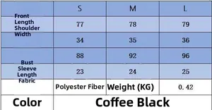 Size chart for pleated short dress showing S, M, L measurements in centimeters