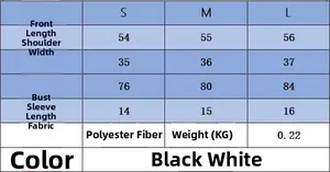 Size chart for women contrast flower short sleeve knit shirt in polyester fabric