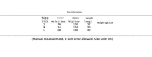 Detailed size chart for women's summer jacket and shorts set showing measurements