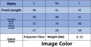 Detailed size chart with measurements for the wave edge knit top in S, M, and L sizes