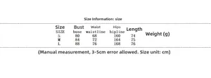 Detailed size chart for V-neck printed floral dress including S, M, L measurements