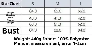 Detailed size chart for slim fit blazer featuring length, shoulder, and bust measurements