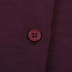 Women's purple vintage loose fit shirt with detailed twill fabric and button detail