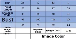 Detailed size chart for sexy V-neck bodysuit with polyester fabric measurements