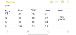 Guide des tailles pour gilet en daim femme avec mesures de poitrine et d'épaules de XS à L