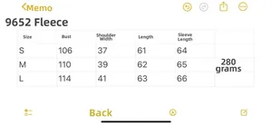 Size chart showing bust, shoulder, and length measurements for women's V-neck plush sweater