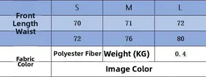 Size chart for lace midi skirt showing waist and length measurements in S, M, L sizes