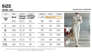 Guide des tailles pour ensemble de sport pour femme avec mesures détaillées et coupe précise