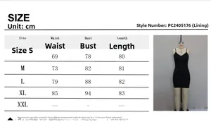 Detailed size chart for slim fit ruched long sleeve tie-dye dress with measurements