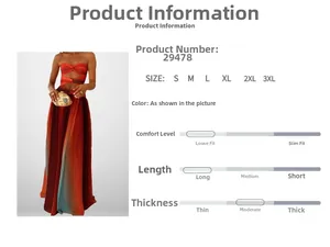 Detail view of the sexy cutout waist and vibrant gradient color chiffon maxi dress