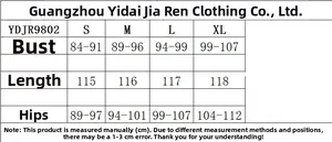 Detailed size chart for square neck mesh dress including bust, length, and hip measurements