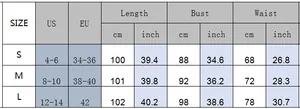 Guide des tailles pour pantalon évasé taille haute avec mesures S, M, L détaillées