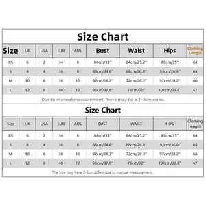 Size chart for slim fit sexy mini dress with bust, waist, and hips measurements