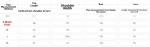 Detailed size chart for Christmas reindeer hoodie showing bust and length measurements