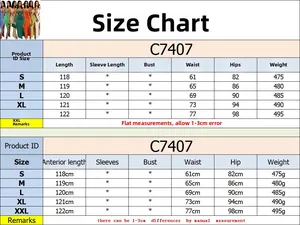 Size chart for halter backless knitted maxi dress showing S to XXL measurements in cm