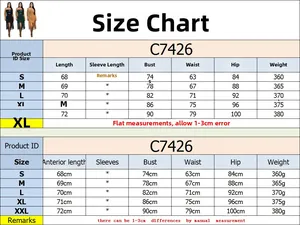 Tableau des tailles détaillé pour robe sexy sans manches à franges de la taille S à XXL