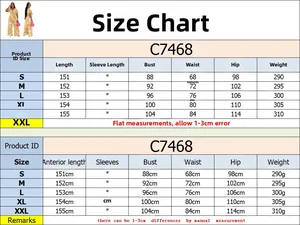 Detailed size chart with measurements for the summer floral short sleeve jumpsuit