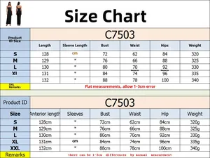 Tableau des tailles détaillé pour la robe bustier à strass de la taille S à XXL