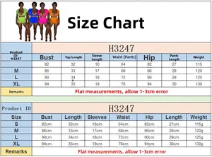 Detailed size chart for women's sexy two-piece swimwear including bust and waist measurements