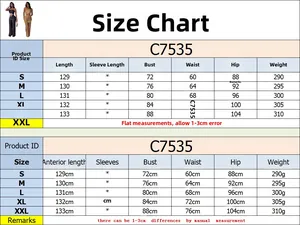 Size chart for women's slim fit jumpsuit including bust, waist, and hip measurements