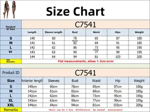 Size chart showing S-XXL dimensions for women's leopard print mesh jumpsuit