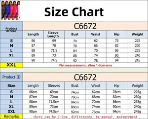 Size chart for women's mesh dress showing measurements for S to XXL in centimeters