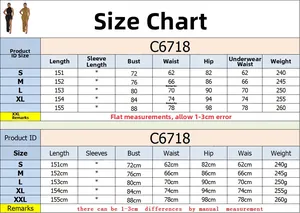 Detailed size guide table for mesh rhinestone sleeveless maxi dress from S to XXL