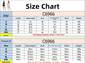 Size chart for women's two-piece set showing S-XXL measurements for top and shorts