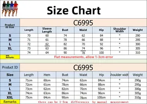 Detailed size chart for rhinestone jumpsuit showing measurements from S to XXL in centimeters