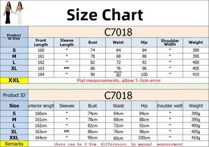 Detailed size chart for mesh rhinestone sleeveless dress with length and bust measurements