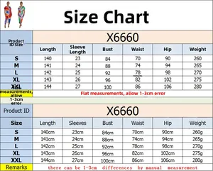 Tabella taglie per abito lungo stampato con scollo a V X6660 con misure da S a XXL