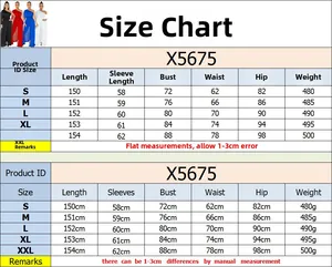 Size chart for sheer mesh jumpsuit showing length, bust, waist, and hip measurements