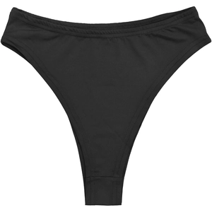 Gros plan détaillé d'un body en dentelle noire à taille haute avec coutures renforcées et tissu