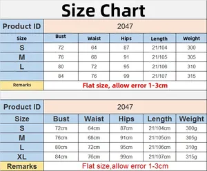 Detailed size guide for 3-piece mesh set showing bust, waist and hips measurements in cm