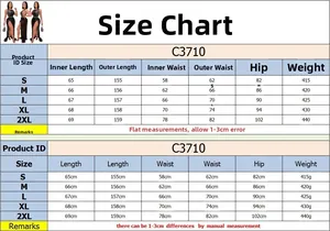 Detailed size chart for sexy rhinestone mesh tassel dress including length and hip measures