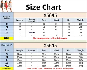 Detailed size chart for sexy rhinestone mesh dress with S-XXL measurements and weight data