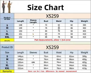 Detailed size chart for sexy backless evening dress with rhinestones from S to XXL