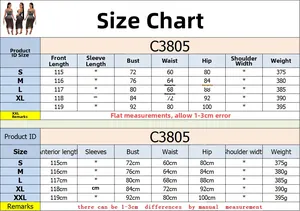 Size chart for rhinestone mesh party dress with bust and waist measurements in cm