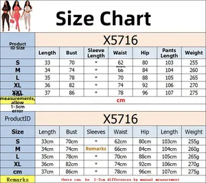 Detailed size chart for mesh rhinestone four-piece set with S-XXL measurements