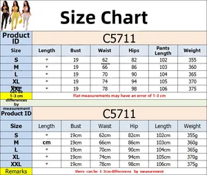 Detailed size chart for mesh hollow-out two-piece set including bust and waist measurements