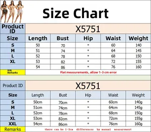 Guide des tailles détaillé pour le combishort à paillettes et franges du S au XXL