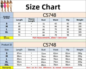 Tableau des tailles détaillé pour robe col V en strass incluant buste et taille
