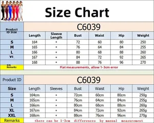 Detailed size chart for solid color rhinestone V-neck maxi dress with measurements in S-XXL