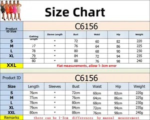 Tableau des tailles pour robe à plumes avec mesures du buste et de la taille en cm