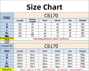 Tableau des tailles pour robe longue à col en V en résille et strass avec mesures précises