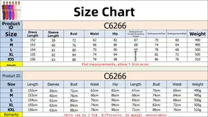 Detailed size guide for mesh maxi dress with inner set including length and bust measurements