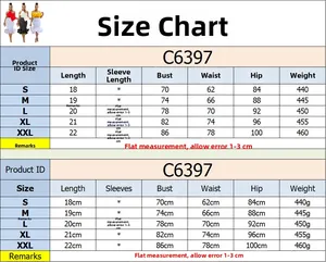 Size chart for women's strapless bow set including length, bust, waist, and hip measurements
